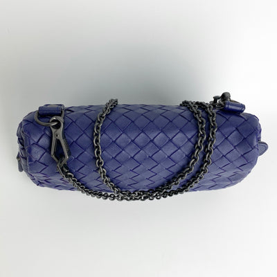 BOTTEGA VENETA INTRECCIATO LEATHER SHOULDER BAG