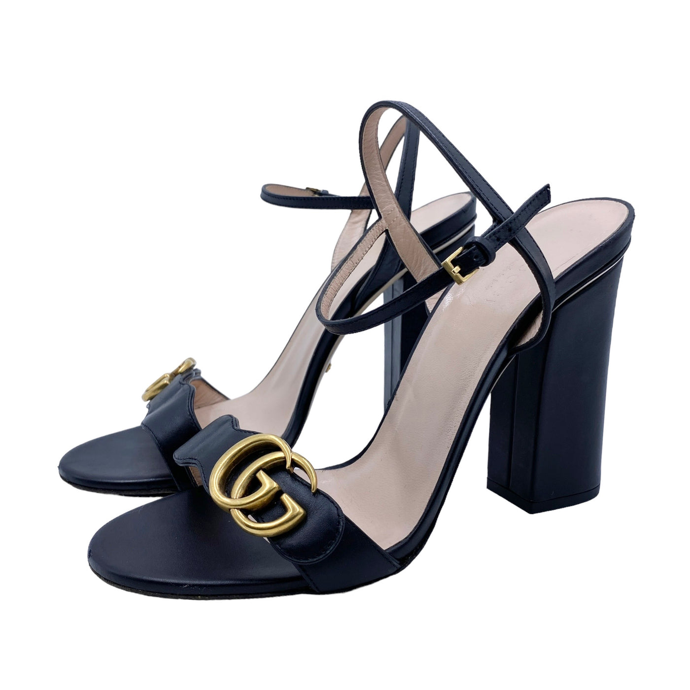 Gucci marmont leather sandals hot sale