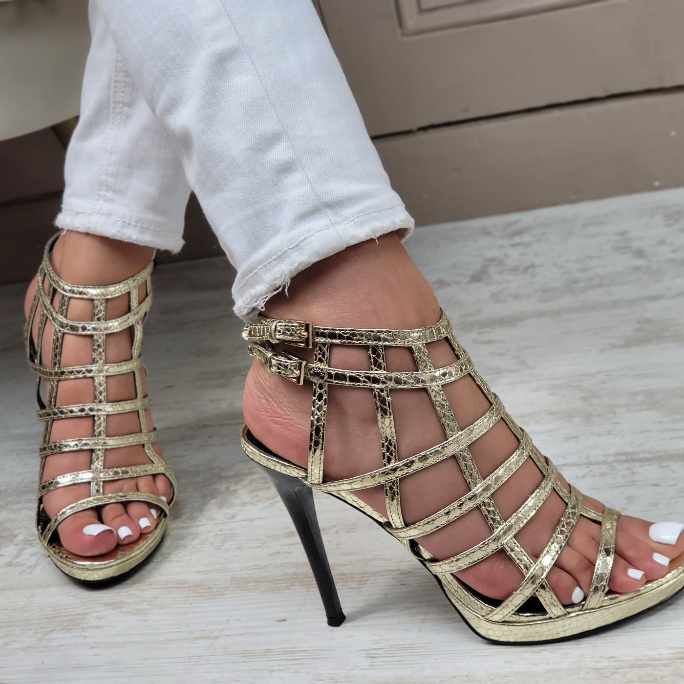 Women Jeans Heels 