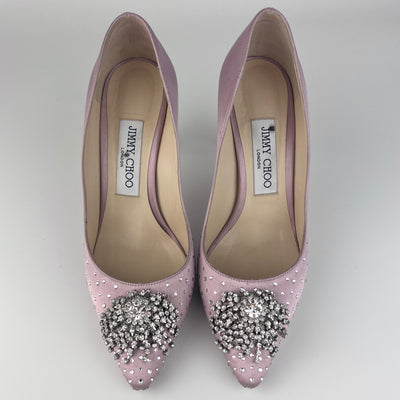 JIMMY CHOO JOAN CRYSTAL EMBELLISHED PUMPS EU 37/ UK 4