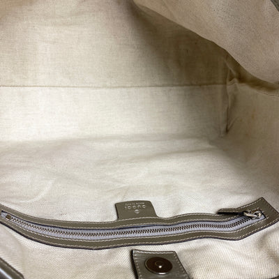 GUCCI SUPREME METALLIC LEATHER BAG