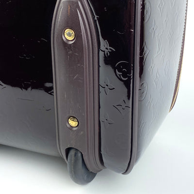 LOUIS VUITTON MONOGRAM VERNIS LEATHER PEGASE TROLLEY LUGGAGE BAG