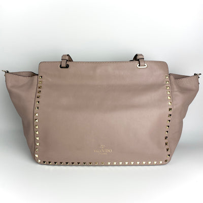 VALENTINO GARAVANI MEDIUM STUDDED ROCKSTUD TOTE BAG