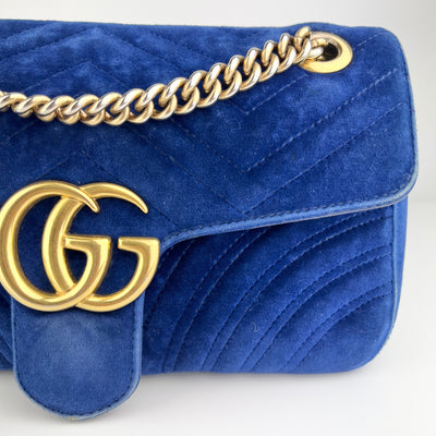 GUCCI MARMONT MEDIUM VELVET BAG