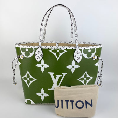 LOUIS VUITTON NEVERFULL MM GIANT MONOGRAM BAG