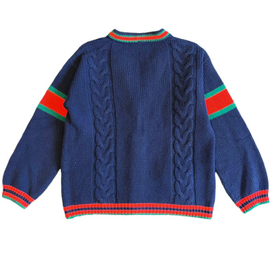 GUCCI OVERSIZED CABLE KNIT CARDIGAN SIZE XL