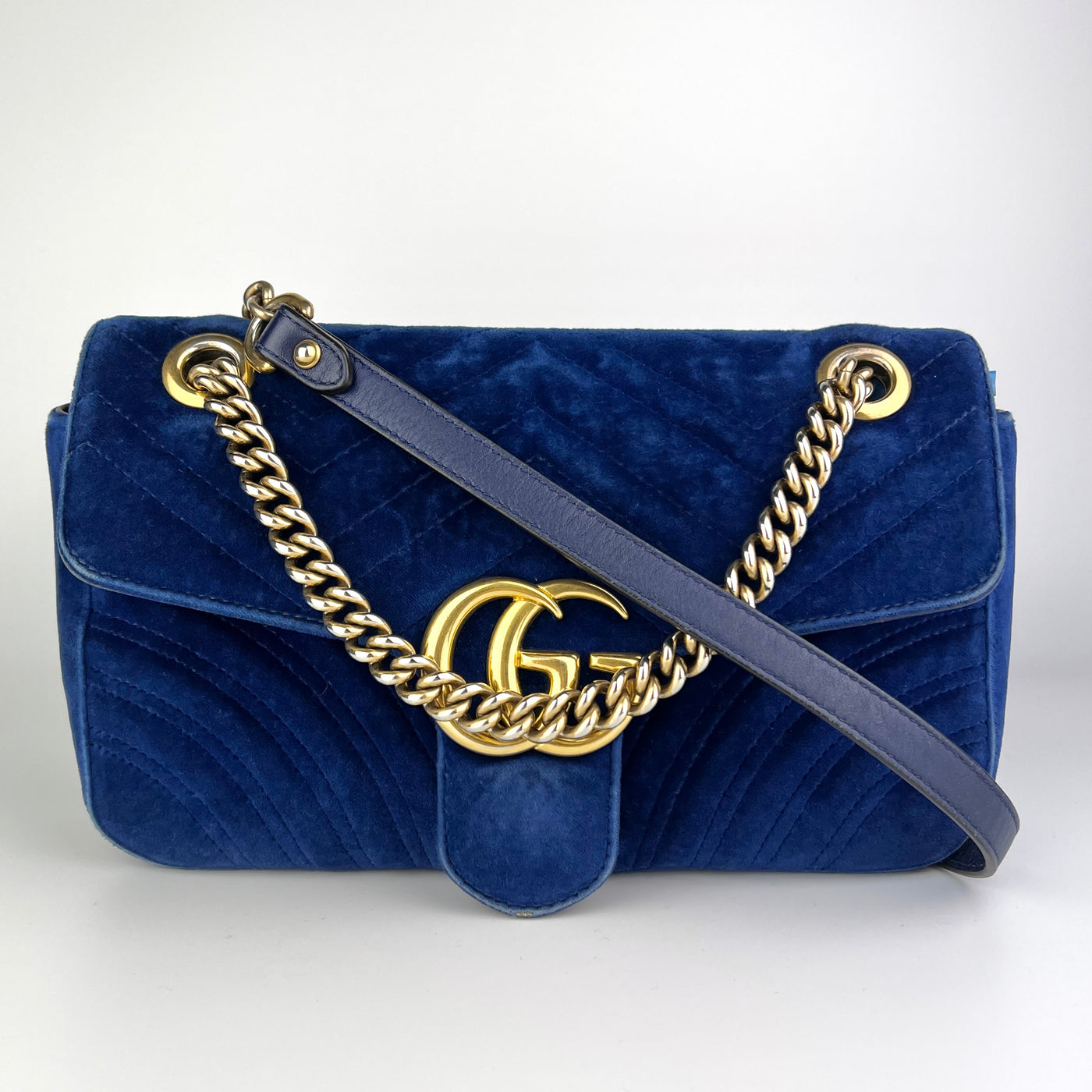 GUCCI MARMONT MEDIUM VELVET BAG