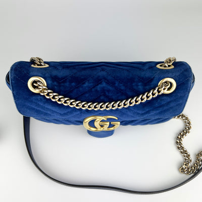 GUCCI MARMONT MEDIUM VELVET BAG