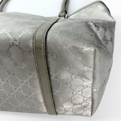 GUCCI SUPREME METALLIC LEATHER BAG