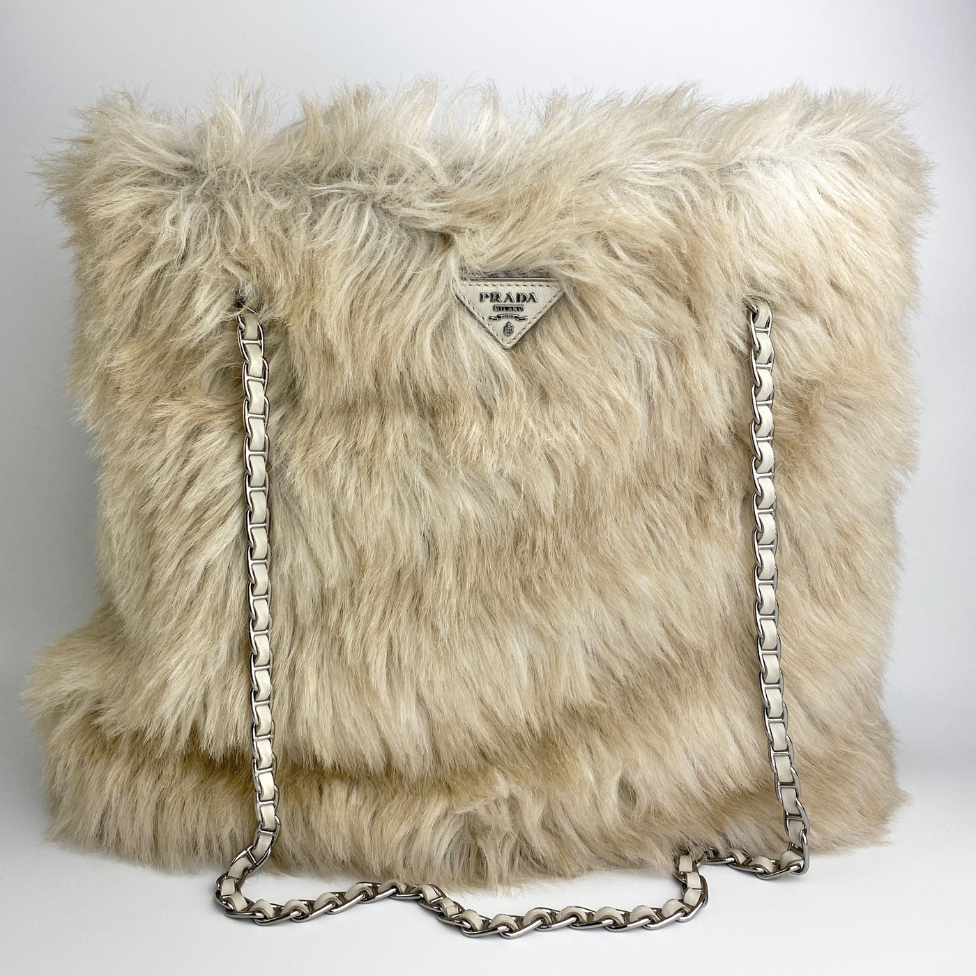 Prada Fur Tote Bag