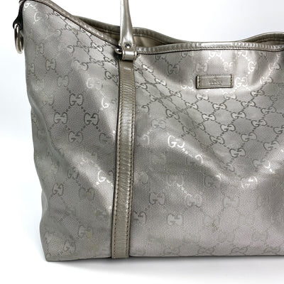 GUCCI SUPREME METALLIC LEATHER BAG