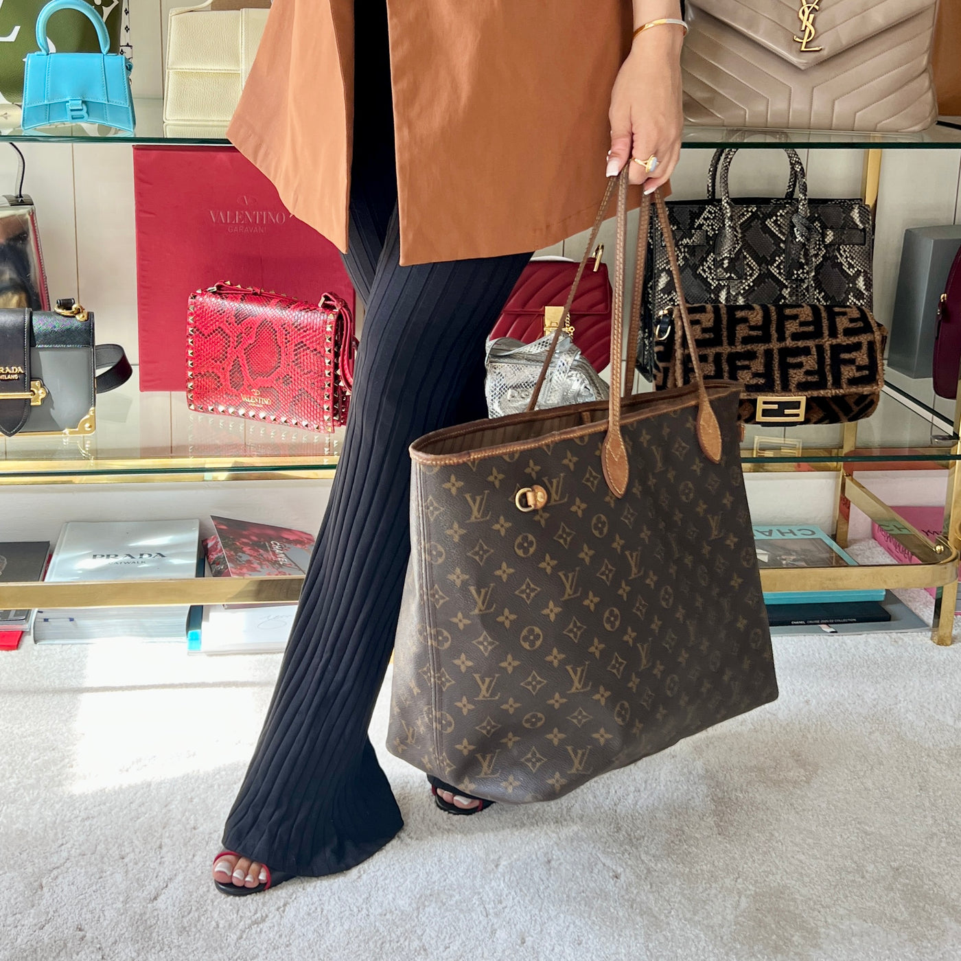 Portobello GM Damier Ebene – Keeks Designer Handbags
