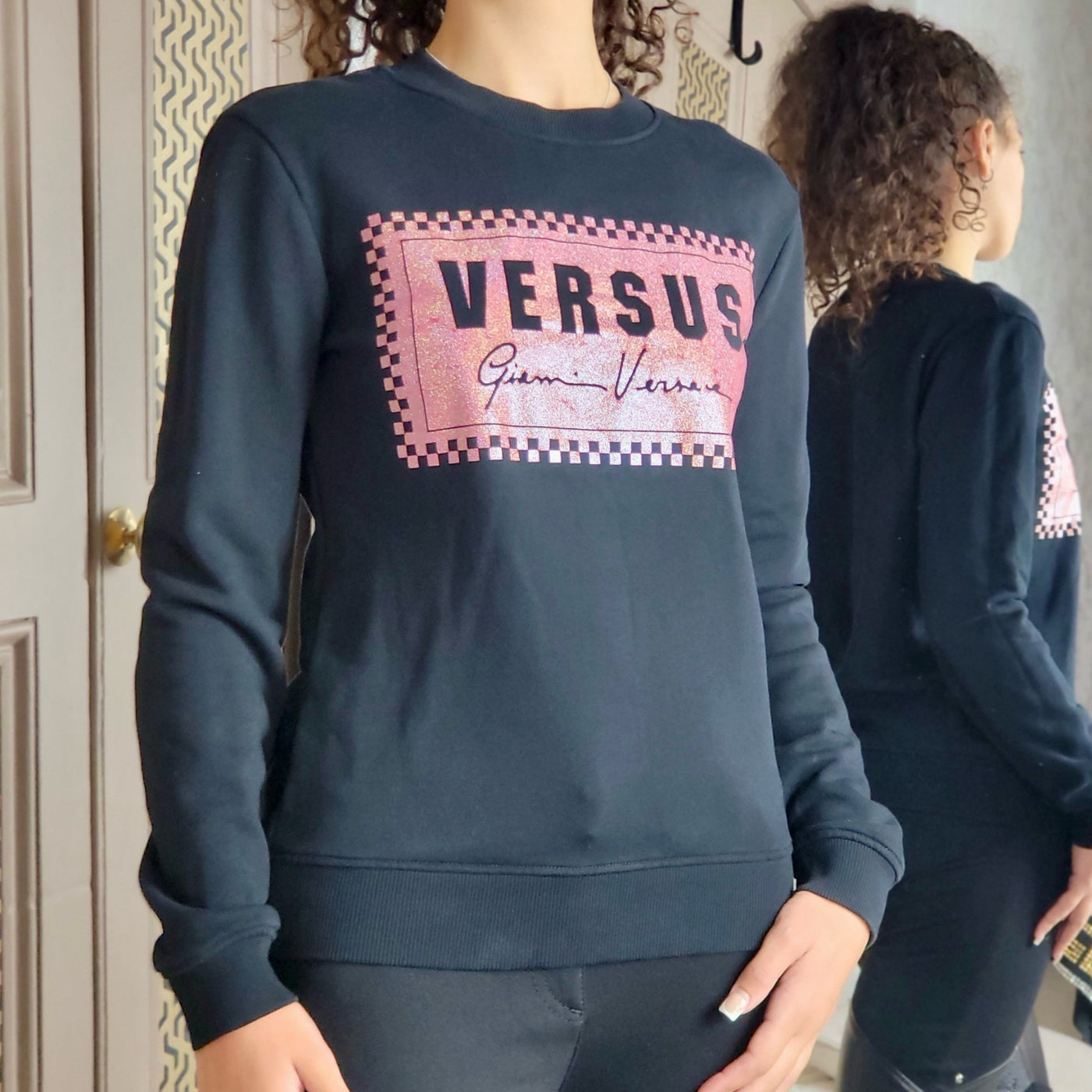 versus versace logo jumper