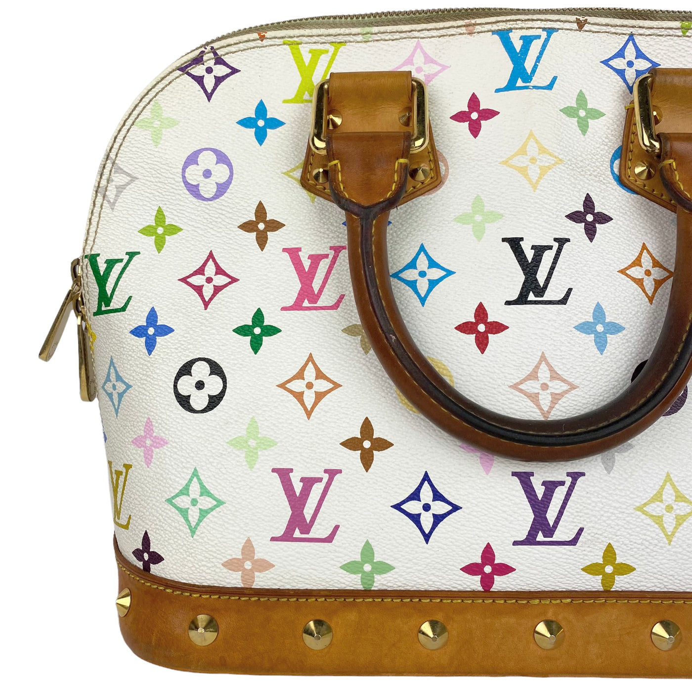 LOUIS VUITTON LIMITED EDITION  TAKASHI MURAKAMI ALMA PM HANDBAG