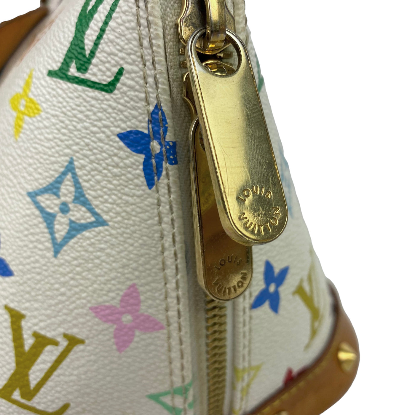 LOUIS VUITTON LIMITED EDITION  TAKASHI MURAKAMI ALMA PM HANDBAG