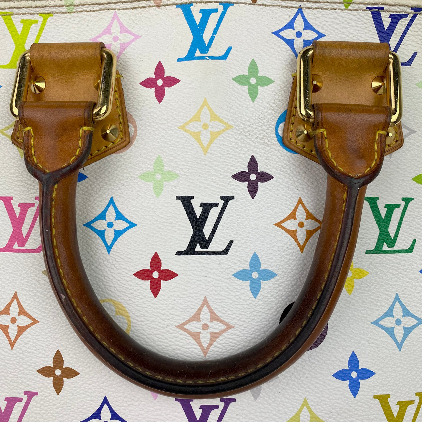 LOUIS VUITTON LIMITED EDITION  TAKASHI MURAKAMI ALMA PM HANDBAG