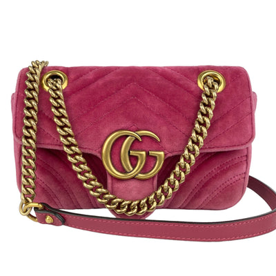 GUCCI MARMONT SMALL VELVET BAG