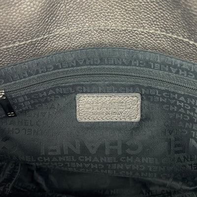 CHANEL SQUARE STITCH SHOPPING TOTE BAG INNER LABEL