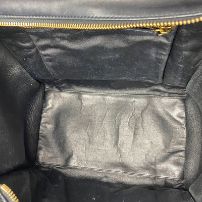 CELINE MINI LUGGAGE LEATHER TOTE BAG