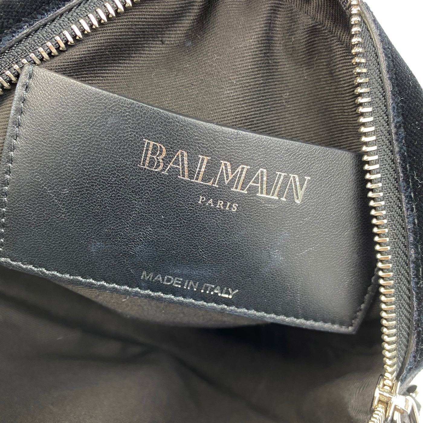 BALMAIN BRODERIE DISCO BAG