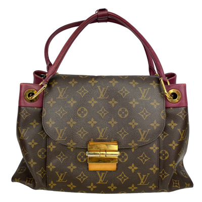 Louis Vuitton Olympe Tote with purple handles 