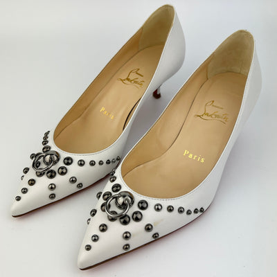 CHRISTIAN LOUBOUTIN DOOR KNOCK KITTEN HEELS SIZE 36/ UK 3