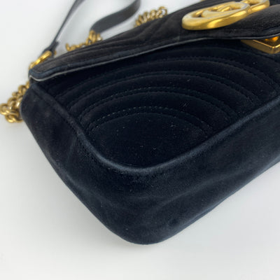 GUCCI MARMONT MEDIUM VELVET BAG