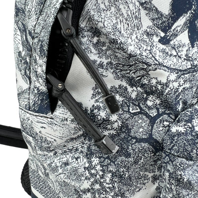 CHRISTIAN DIOR TOILE DE JOUY BACKPACK ZIPPERS