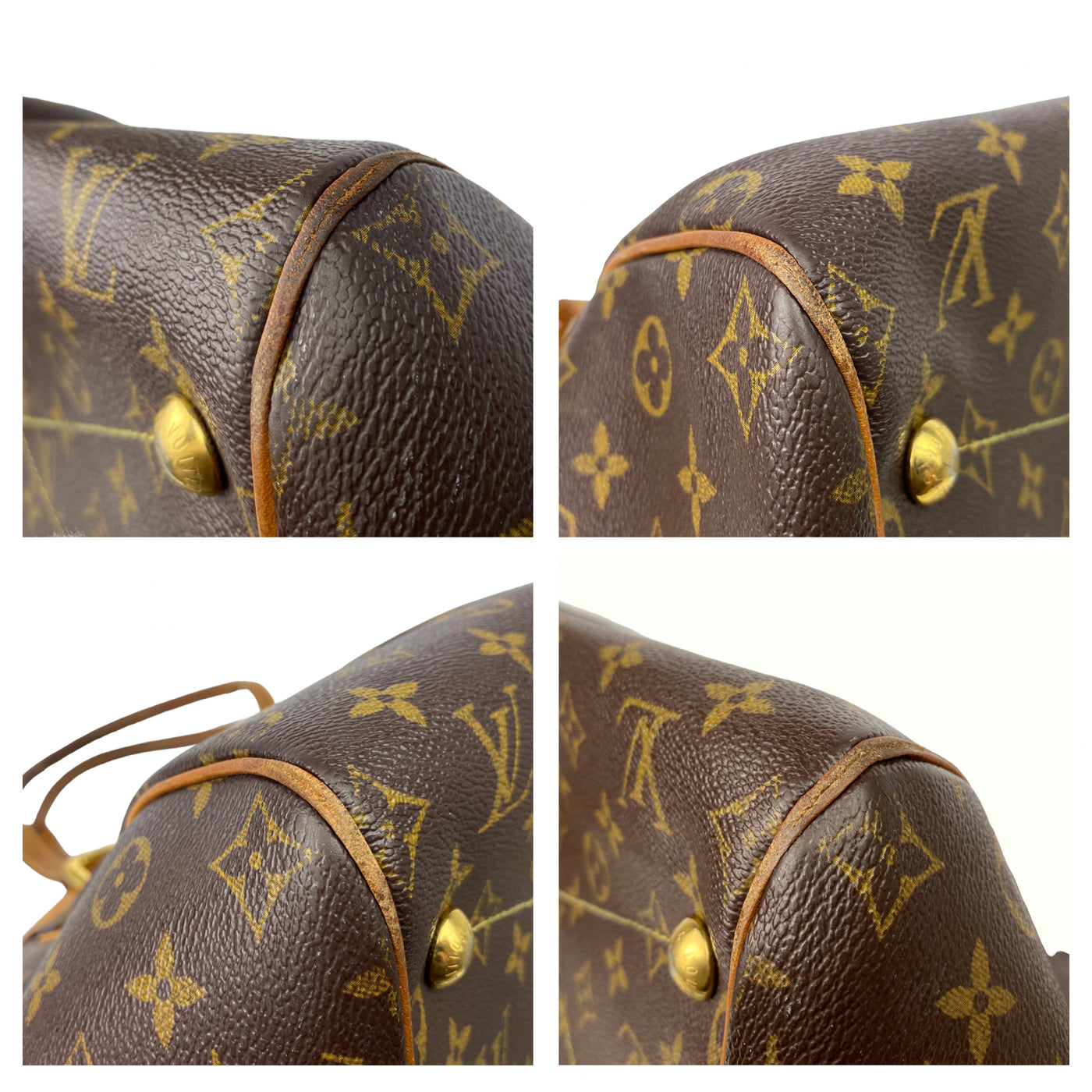 Louis Vuitton Tivoli Handbag corners