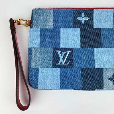 LOUIS VUITTON DENIM CITY POUCH