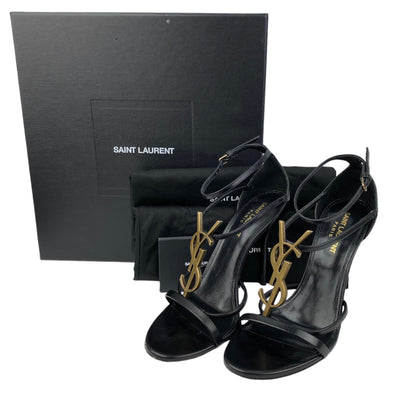 SAINT LAURENT CASSANDRA SANDALS SIZE 39/ UK 6