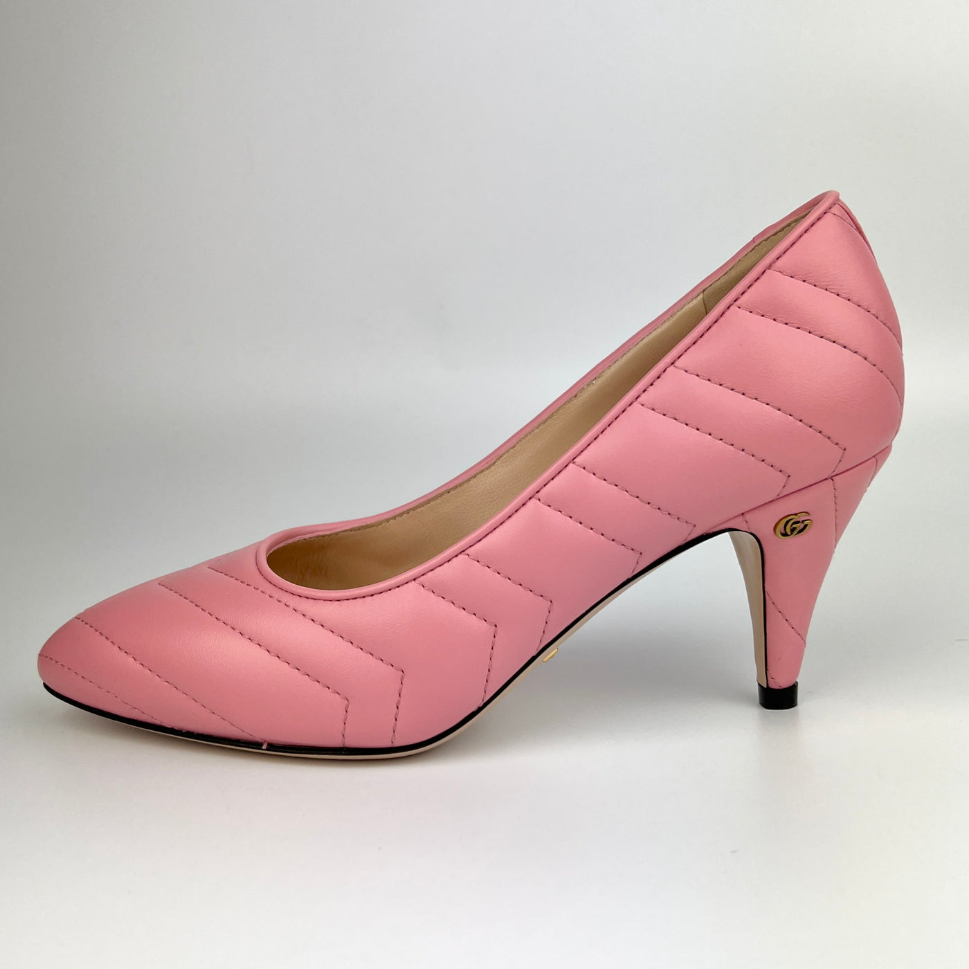 GUCCI CHARLOTTE CHEVRON PUMPS SIZE 36.5/ UK 3.5