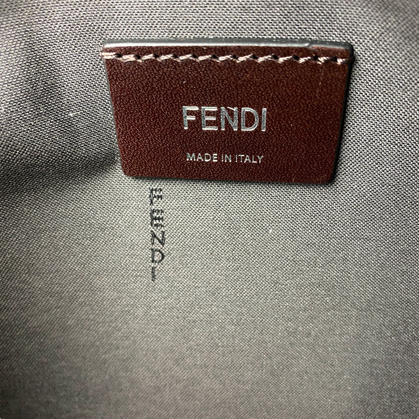 FENDI LOGO SHOPPING TOTE BAG