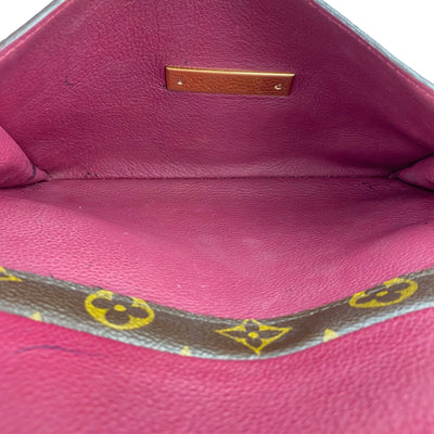 Louis Vuitton Olympe Tote with purple handles inner