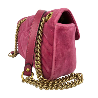 GUCCI MARMONT SMALL VELVET BAG