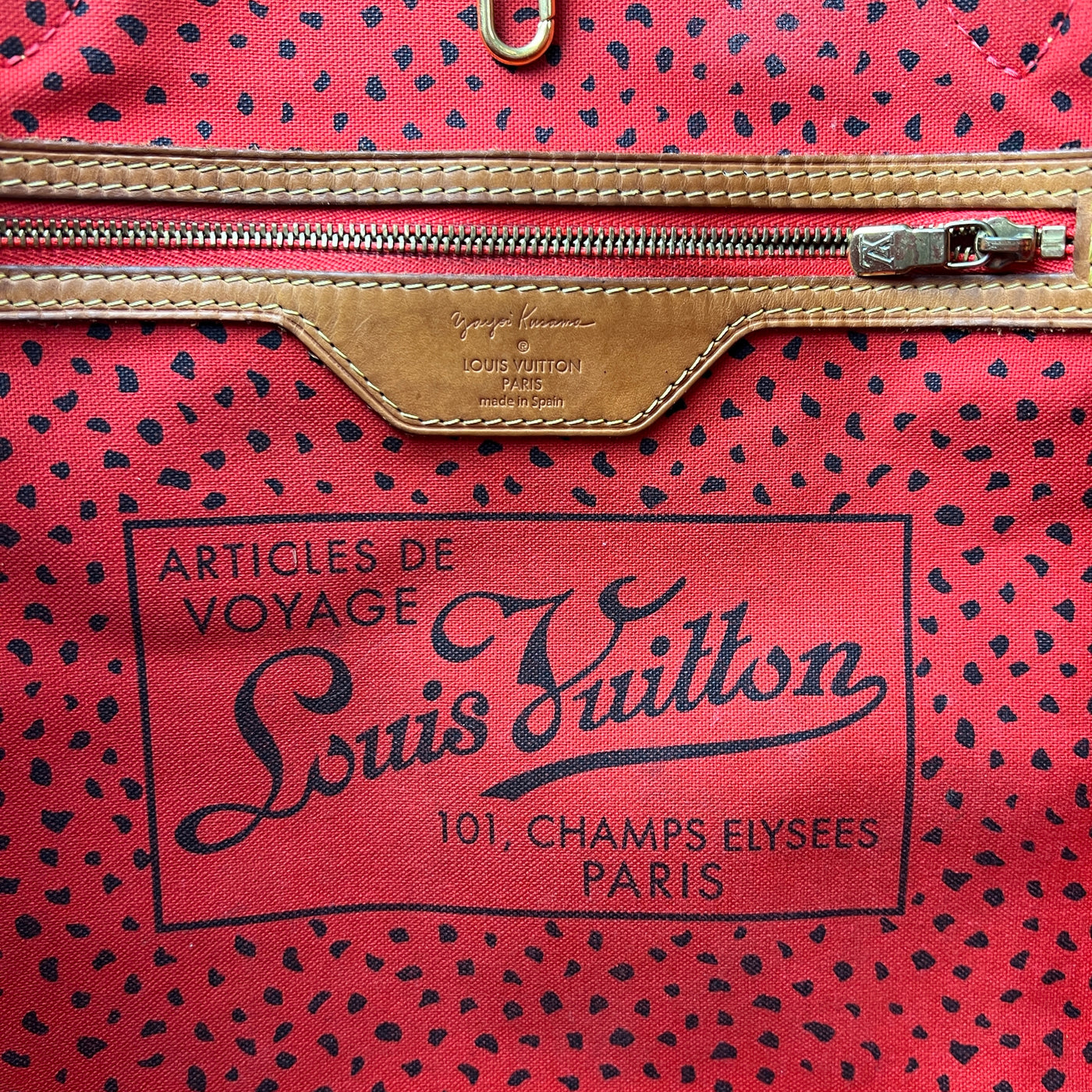 Louis Vuitton Yayoi Kusama Neverfull MM M46390– TC