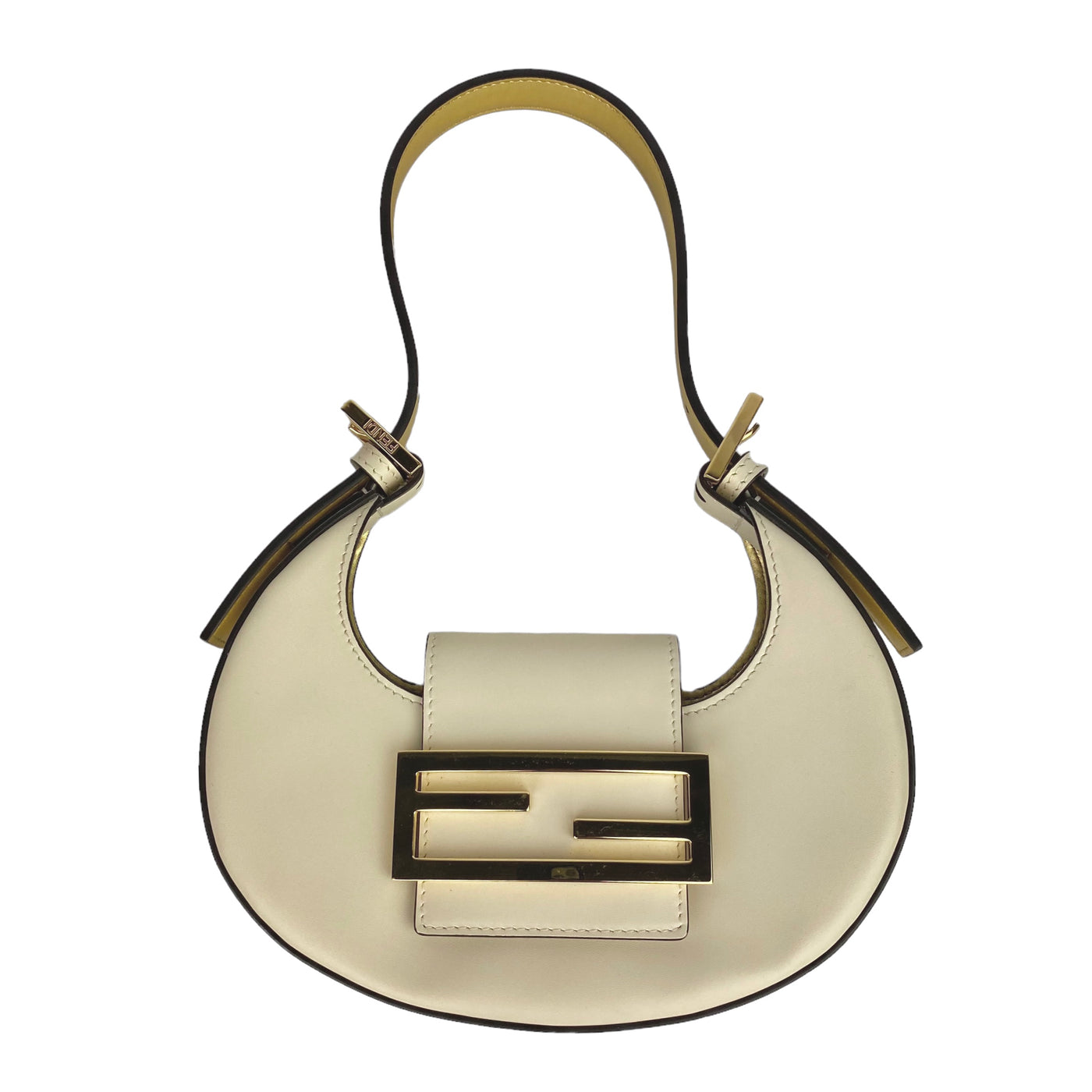 Fendi Cookie Mini Bag in an off-white colour 