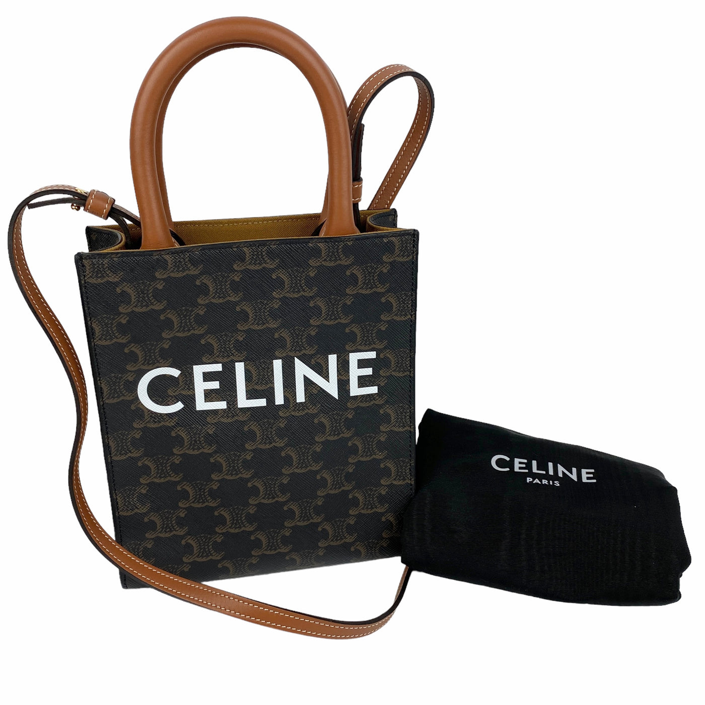 CELINE MINI VERTICAL CABAS TOTE BAG – LUXUNAIRE