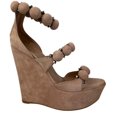 ALAÏA BOMBE WEDGE HEELS 