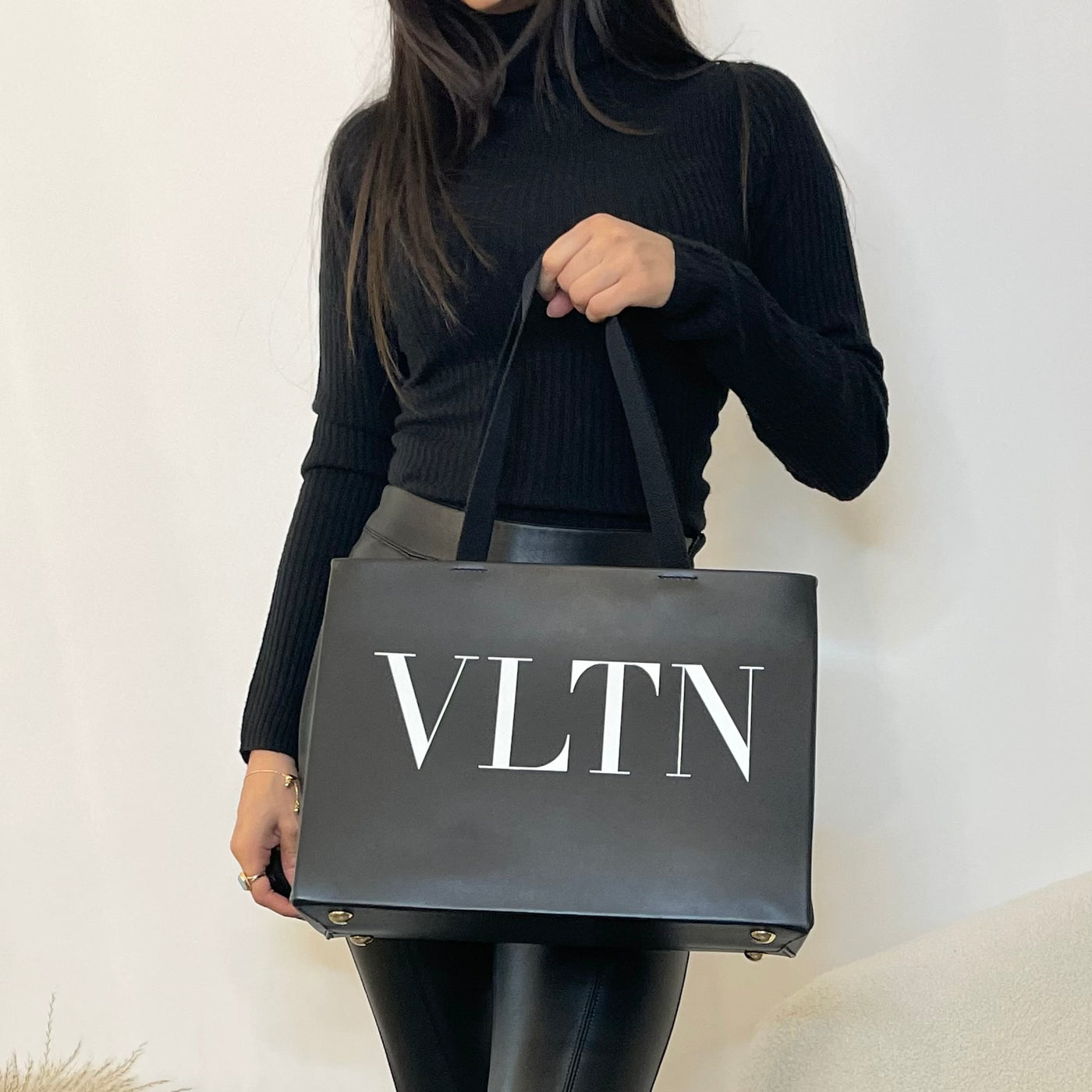 valentino rockstud tote