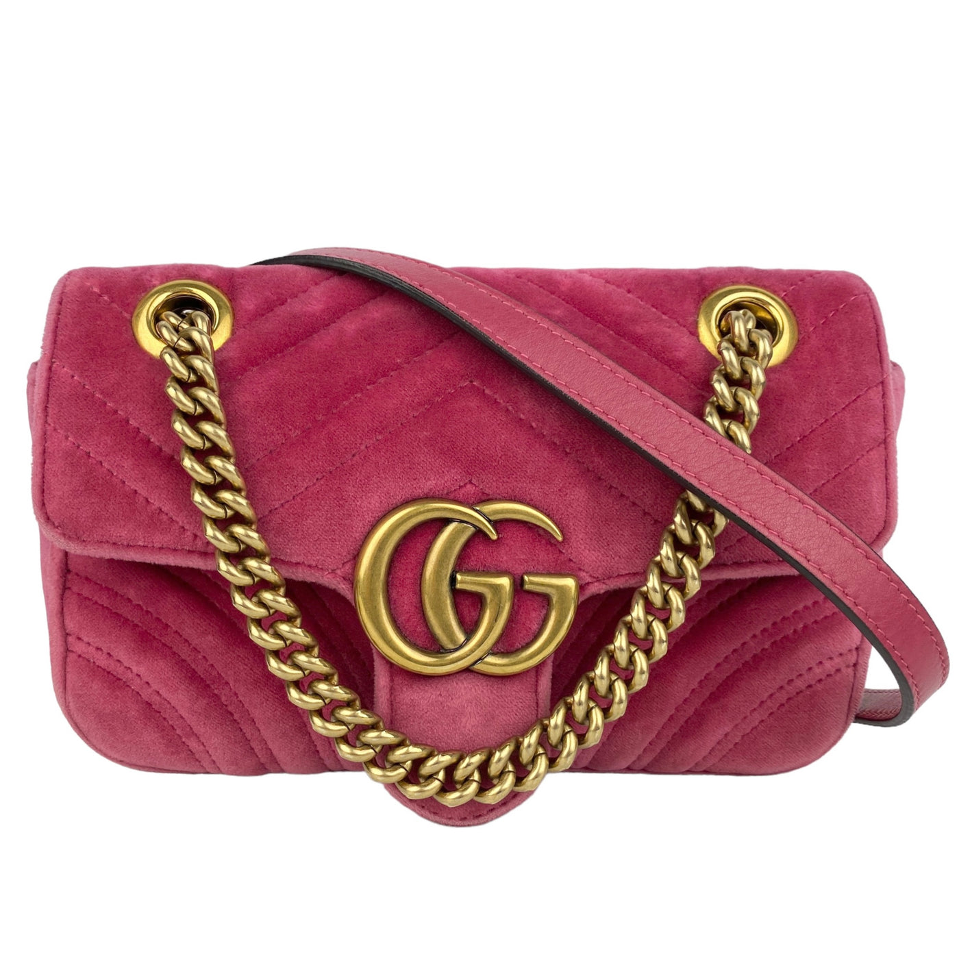 GUCCI MARMONT SMALL VELVET BAG