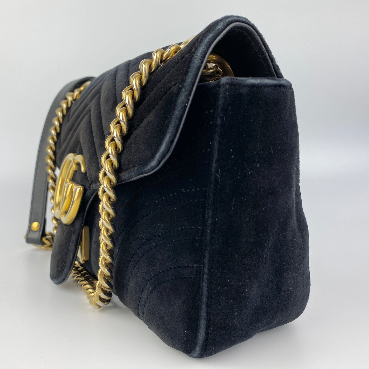 GUCCI MARMONT MEDIUM VELVET BAG