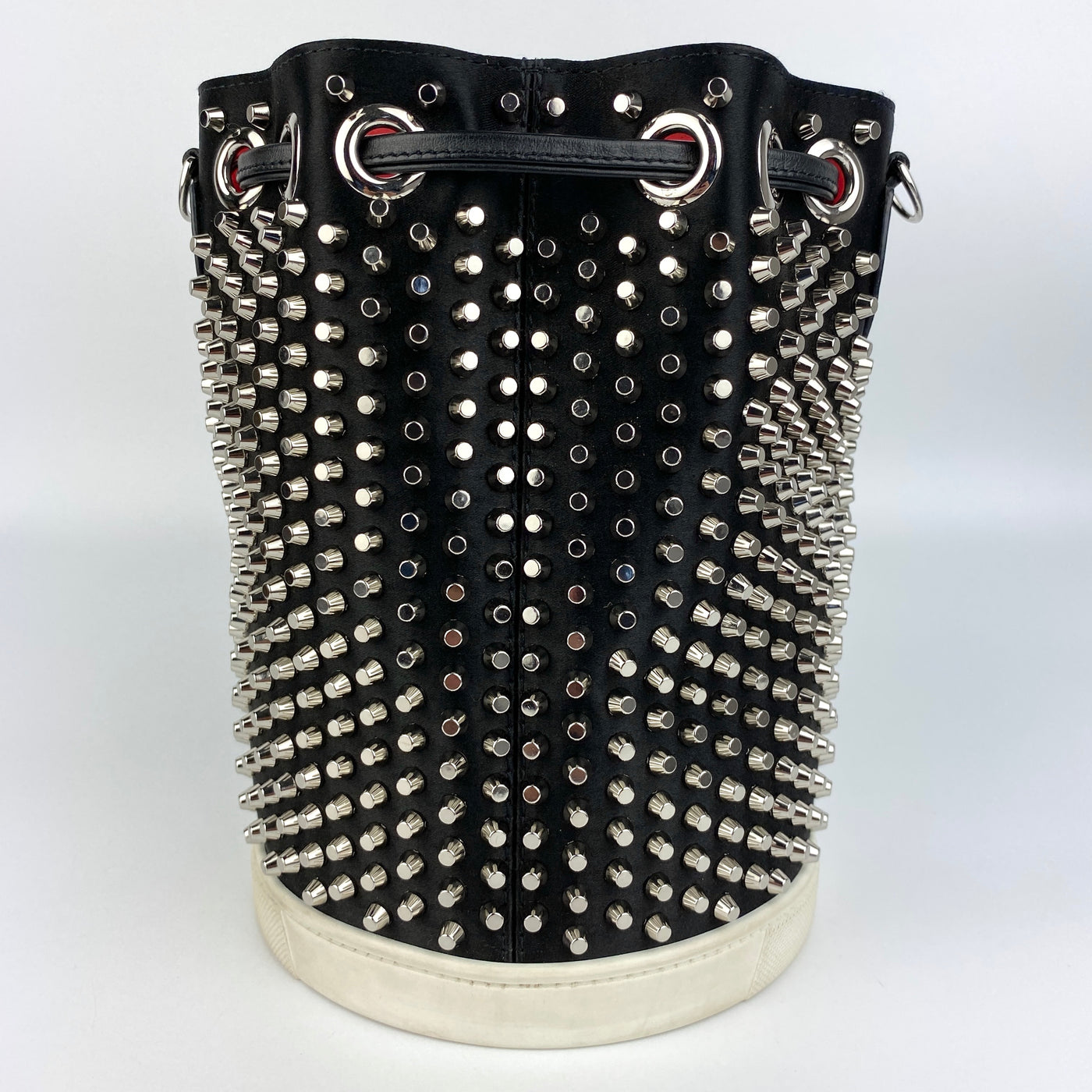 CHRISTIAN LOUBOUTIN MARIE JANE STUDDED BUCKET BAG