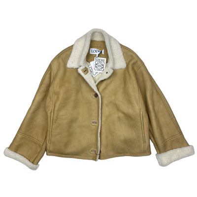 LOEWE SHEARLING SHORT JACKET SIZE UK 6