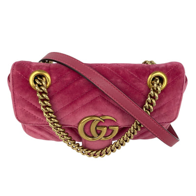 GUCCI MARMONT SMALL VELVET BAG