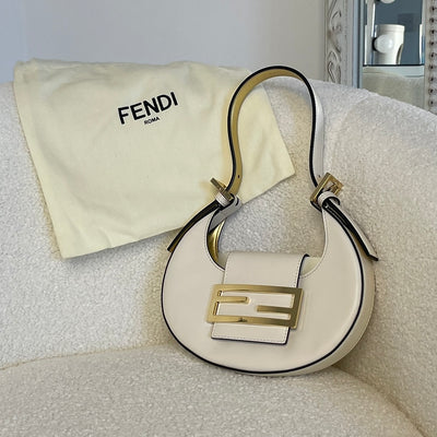 Fendi Cookie Mini Bag in an off-white colour 