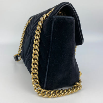 GUCCI MARMONT MEDIUM VELVET BAG