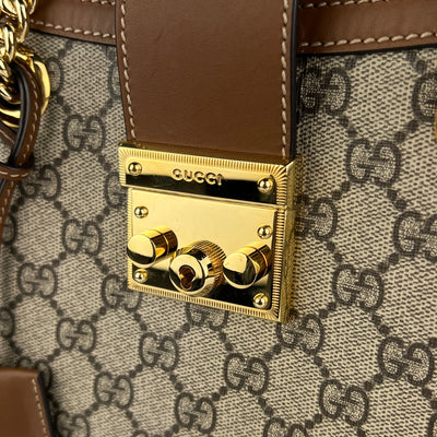 GUCCI SUPREME PADLOCK SMALL SHOULDER BAG